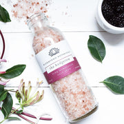 Pink Himalayan Salt Soak - The Hedgerow (Blackberry & Honeysuckle) - Bloomtown Botanicals